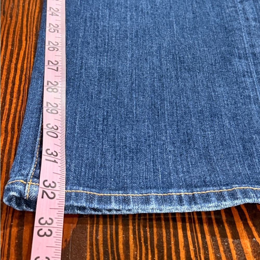Ag Adriano Goldschmied Men’s Blue “slouchy 
Slim” Straight Jeans 34x32 - Picture 9 of 12
